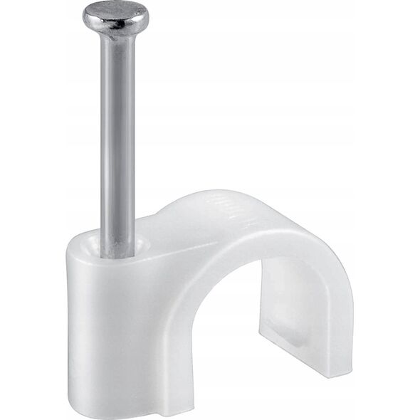 Organizer Goobay Obejma kablowa, biały - Wysokość 7.4 mm