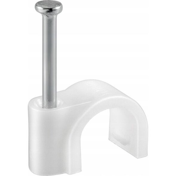 Organizer Goobay Obejma kablowa, biały - Wysokość 8.4 mm