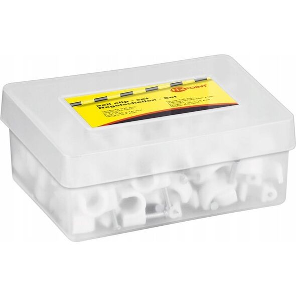 Organizer Goobay Obejma kablowa, biały - Wysokość 8.4 mm