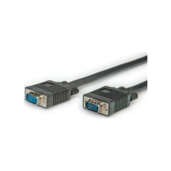 Kabel Secomp Kabel SVGA, HD15 M - HD15 M, czarny, 6 m