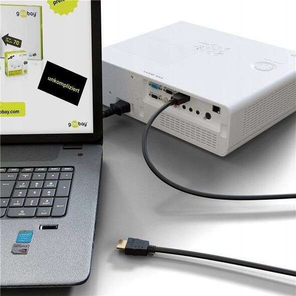 Kabel Goobay Przewód HDMI™ o dużej szybkości transmisji z Ethernetem - Długość kabla 7.5 m