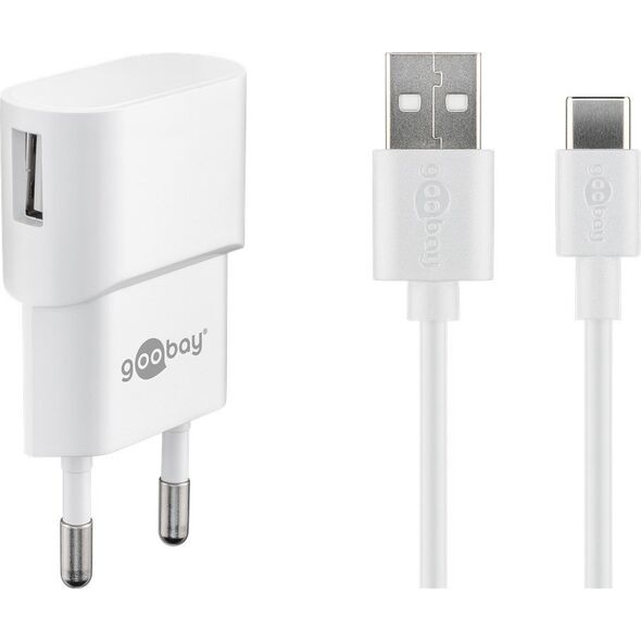 Ładowarka Goobay Zestaw do ładowania USB-C™ 1 A