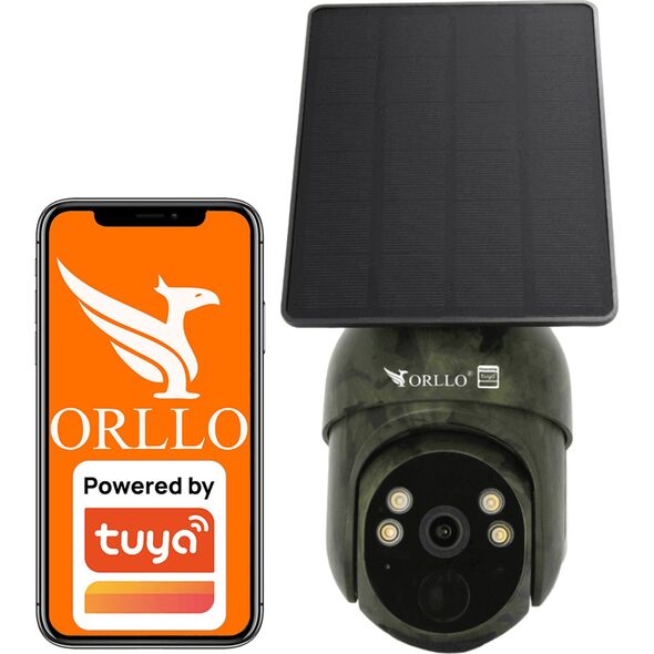 Kamera IP ORLLO Kamera IP Orllo Bezprzewodowa 4G LTE Obrotowa z Panelem Solarnym ORLLO TZ1 MORO