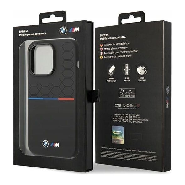 BMW BMW BMHCP15X22SMPK iPhone 15 Pro Max 6.7" black/black Silicone Pattern