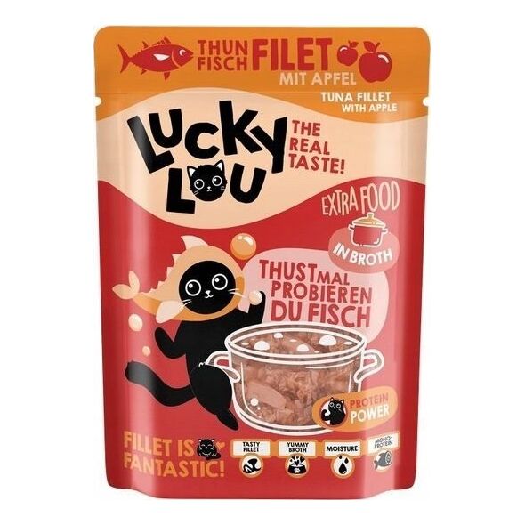 Lucky Lou Lucky Lou Extrafood Tuńczyk i jabłko w bulionie saszetka 70g