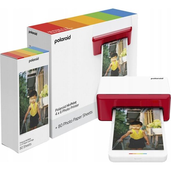 Drukarka fotograficzna Polaroid Polaroid photo printer Hi-Print 4x6 E-box, white