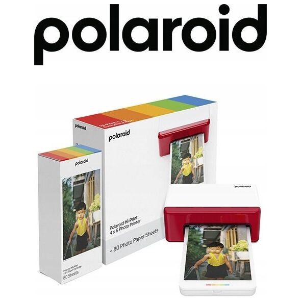 Drukarka fotograficzna Polaroid Polaroid photo printer Hi-Print 4x6 E-box, white