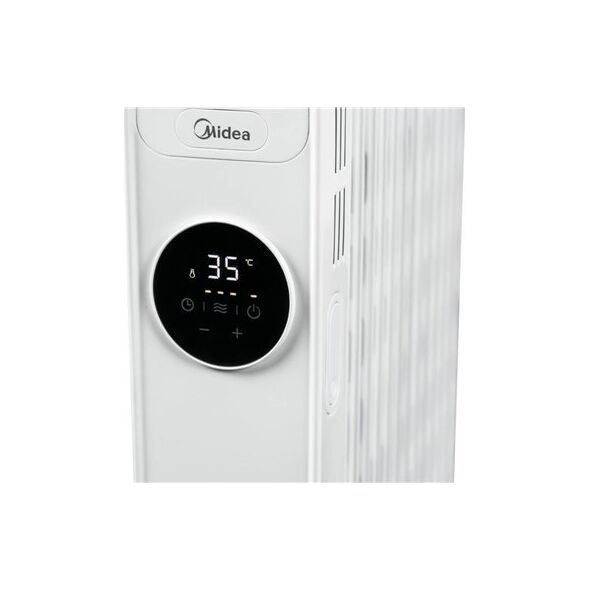 Grzejnik Midea Midea Oil Radiator Heater | NY2513-22MR | Oil Radiator | 2500 W | Number of power levels 3 | Suitable for rooms up to 35 m² | White
