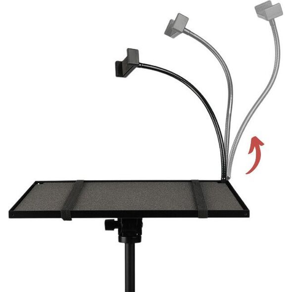 DNA DNA PLS1 statyw pod laptop mikser rzutnik do 10 kg stal uchwyt do smartfona opaski zabezpieczające