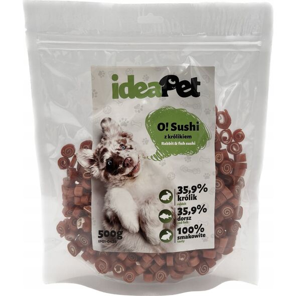 IdeaPet IDEAPET 500g SUSHI Z KRÓLIKIEM