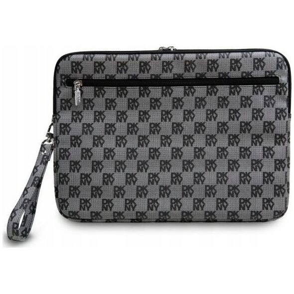 Etui DKNY DKNY Sleeve DKCS14PVSHLK 14"              czarny/black Checkered Pattern Printed Stripes
