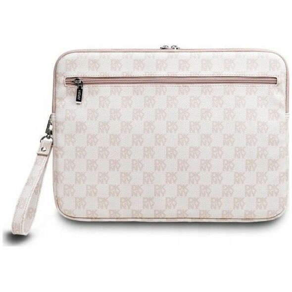 Etui DKNY DKNY Sleeve DKCS14PVSHLP 14" różowy/pink  Checkered Pattern Printed Stripes