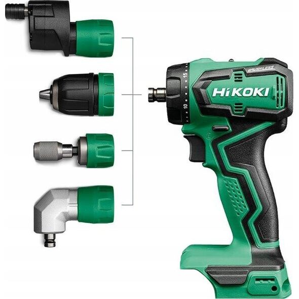 Wiertarko-wkrętarka Hikoki HIKOKI.SCREWDRIVER 18V   DS18DDQWSZ 55Nm 2x5.0Ah BL INTERCHANGEABLE HEADS HITSYSTEM