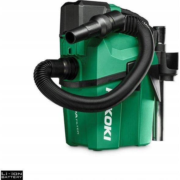Odkurzacz przemysłowy Hikoki HIKOKI.VACUUM CLEANER 18V   RP18DAW4Z 6l HEPA