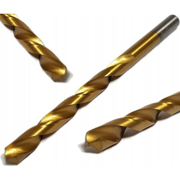 Wiertło Forsage ZESTAW WIERTEŁ 1mm 10 SZT. WIERTŁA DO METALU plastikowej walizce