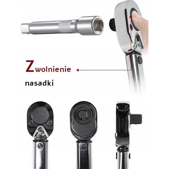 Forsage Klucz dynamometryczny z blokadą 1/2" ( 40-210 Nm)
