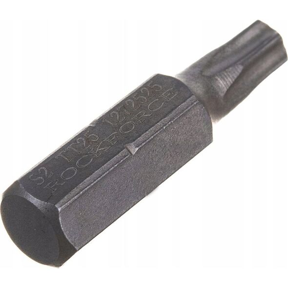Rockforce Bit TORX T25Hx1/4" L-25mm z otworem