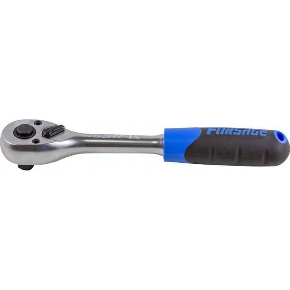 Forsage 3/8" Grzechotka z gumowym uchwytem (45zęb.)