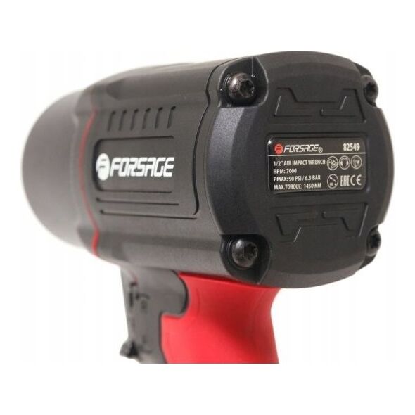 Klucz udarowy Forsage Klucz pneumatyczny udarowy TWIN HAMMER 1450Nm 1/2"