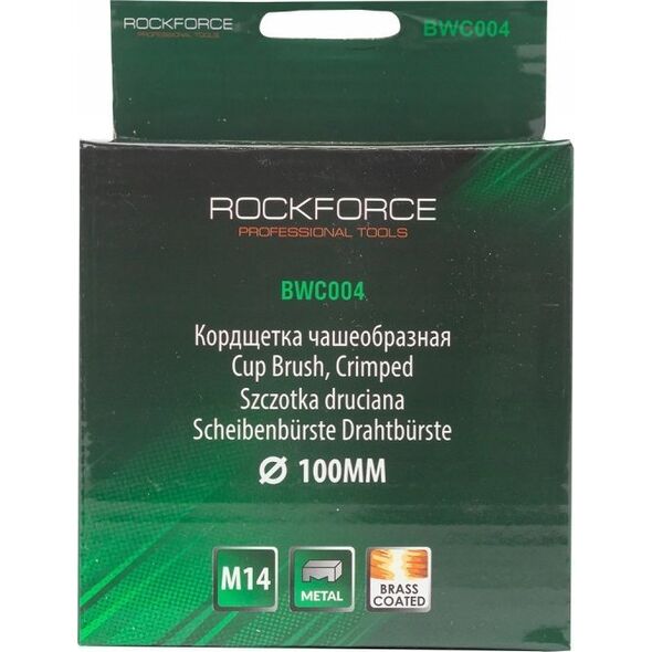 Rockforce Szczotka doczołowa miękka do szlifierek 100mm