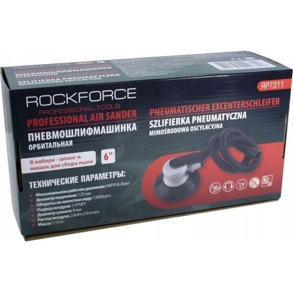 Szlifierka Rockforce Szlifierka pneumatyczna mimośrodowa oscylacyjna