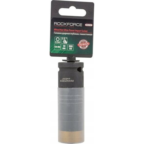 Rockforce Nasadka udarowa cienkościenna głęboka z osłoną 19mm 1/2"