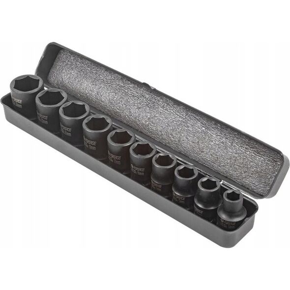 Forsage Zestaw nasadek udarowych 1/2" 10el. (6-kątnych) (10-24mm)