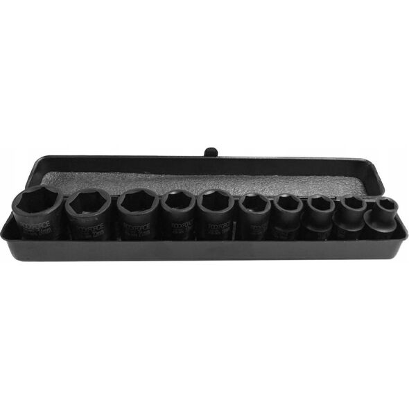 Rockforce Zestaw nasadek udarowych 1/2" 10el. (6-kątnych) (10-24mm)