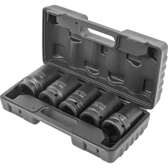 Rockforce Zestaw nasadek udarowych głębokich 1" 5el. (6-kątnych) (27-41mm)
