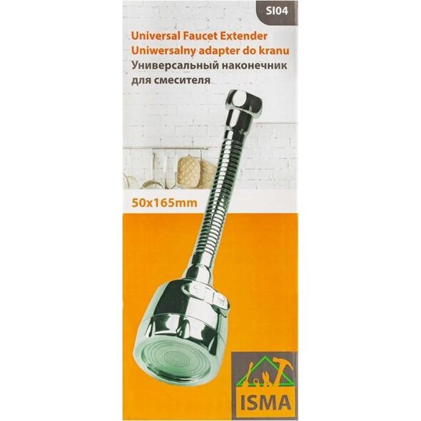 Isma Uniwersalny perlator adapter dyfuzor przedłużka do kranu 50x165mm