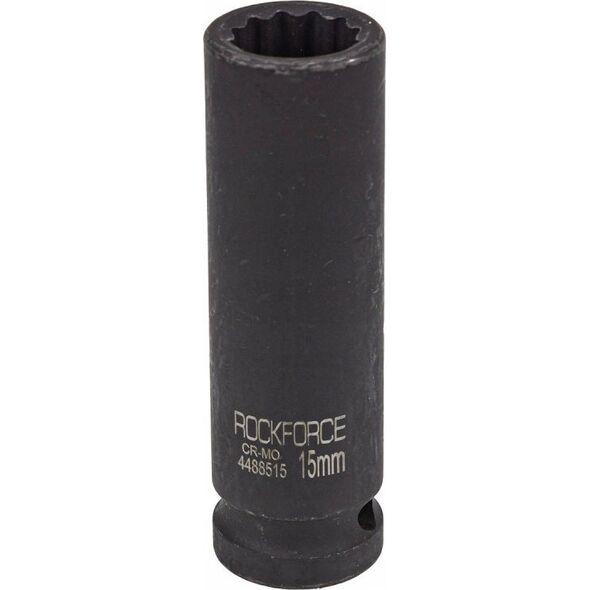 Rockforce Nasadka udarowa głęboka 1/2" 15mm (12-kątna)