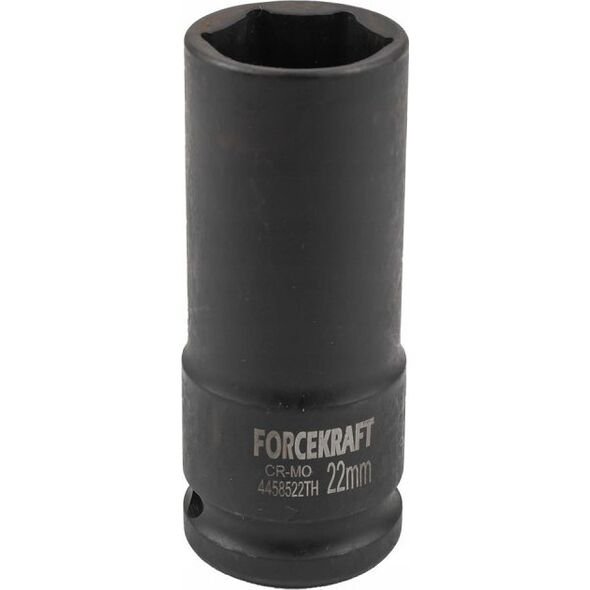 Forcekraft Nasadka udarowa głęboka cienkościenna 1/2" 22mm (6-kątna)