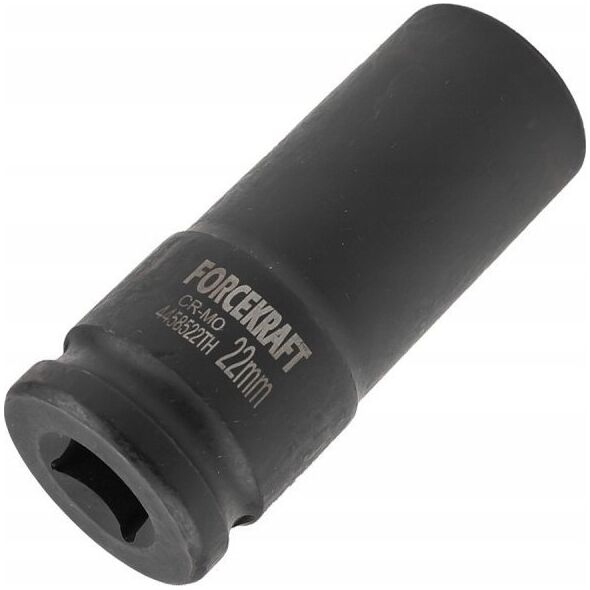 Forcekraft Nasadka udarowa głęboka cienkościenna 1/2" 22mm (6-kątna)