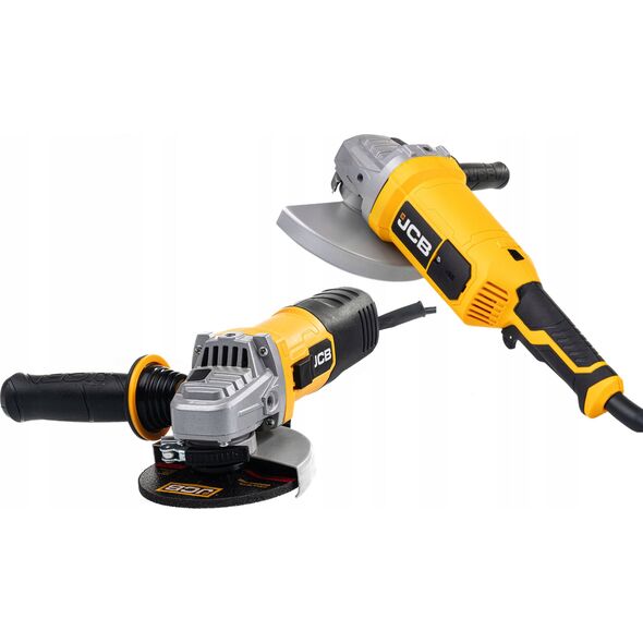 Szlifierka JCB Zestaw szlifierek kątowych 600W/2000W, 230V 115mm/230mm
