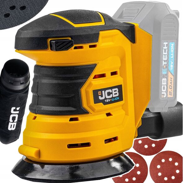 Szlifierka JCB Szlifierka oscylacyjna akumulatorowa 18V 5" (bez akumulatora)