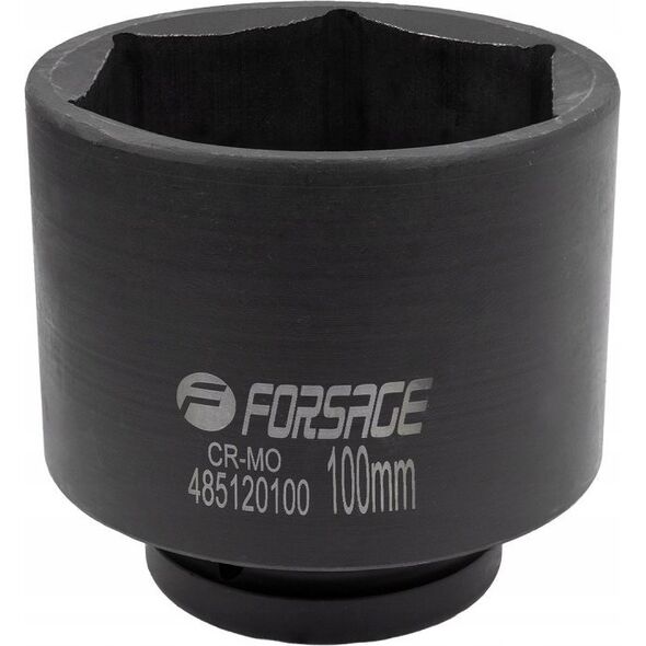 Forsage Nasadka udarowa głęboka 100mm 1" (6-kątna)