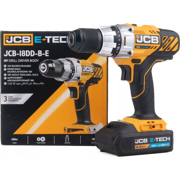 Wiertarka JCB Wiertarka akumulatorowa 18V 45Nm (bez akumulatora)