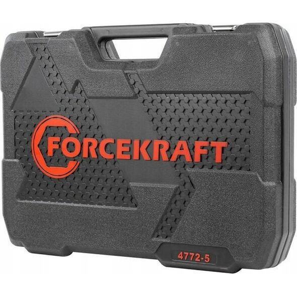 Zestaw narzędzi Forcekraft Zestaw narzędzi 1/4" i 1/2" 77el. (4-32mm) (6-kątnych)