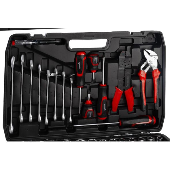 Zestaw narzędzi Forcekraft Zestaw narzędzi 99el. 1/4", 1/2" (6-kątnych)