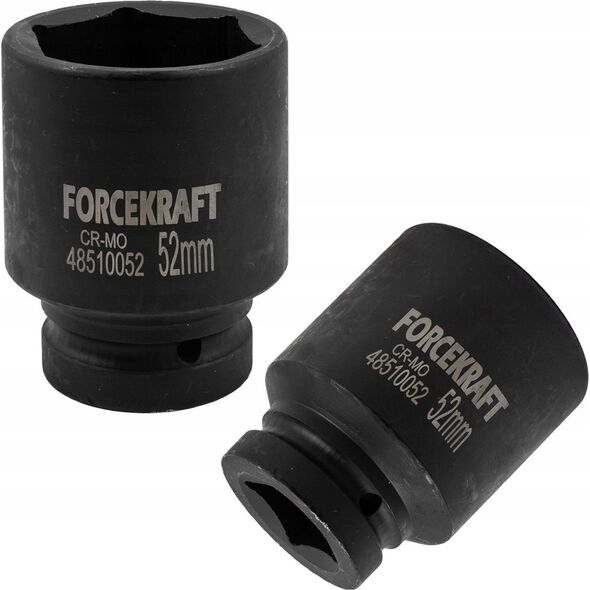 Forcekraft Nasadka udarowa głęboka 1" 52mm (6-kątna)