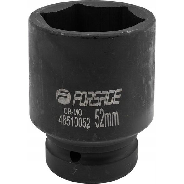 Forsage Nasadka udarowa głęboka 1" 52mm (6-kątna)
