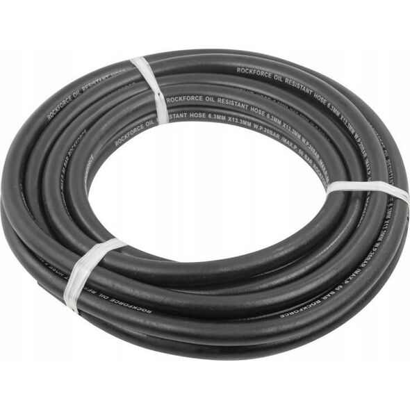 Rockforce Wąż gumowy wzmocniony olejoodporny 6.3mm x 5m