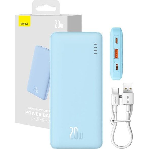 Powerbank Baseus Powerbank Baseus Airpow 10000 mAh 20W (niebieski)