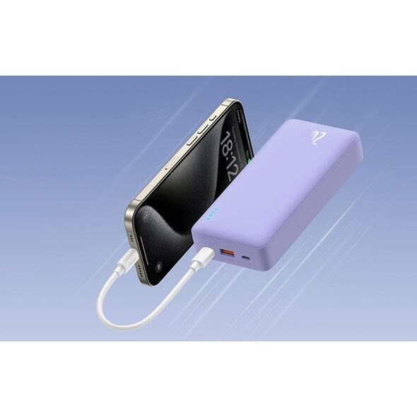 Powerbank Baseus Powerbank Baseus Airpow 20000mAh 20W (fioletowy)