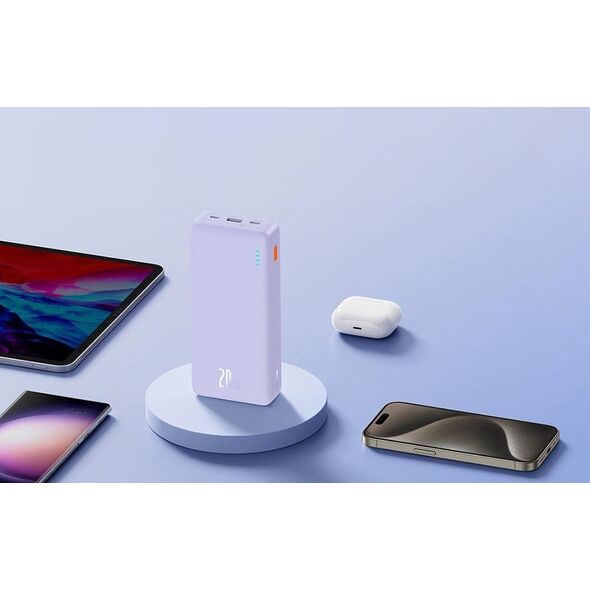 Powerbank Baseus Powerbank Baseus Airpow 20000mAh 20W (fioletowy)