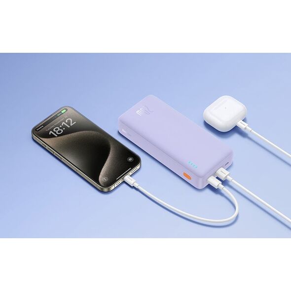 Powerbank Baseus Powerbank Baseus Airpow 20000mAh 20W (fioletowy)