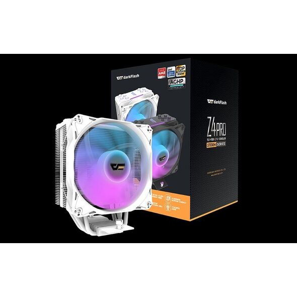 Chłodzenie CPU Darkflash Chłodzenie aktywne do procesora Darkflash Z4 PRO MIST (biały)