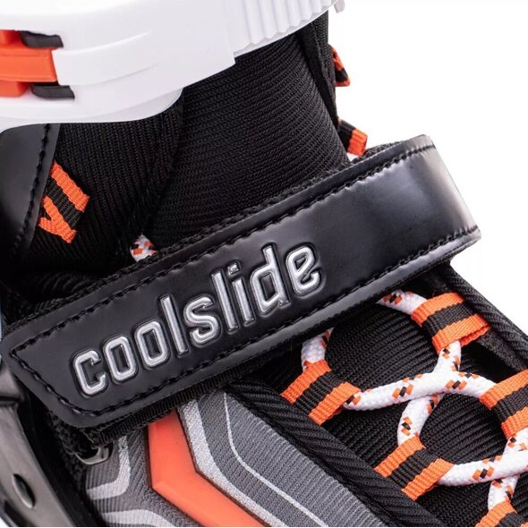 CoolSlide Dziecięce łyżwy rekreacyjne Coolslide HANOVER YB black/orange rozmiar 27-30