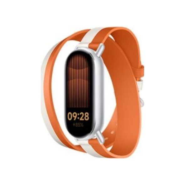 Xiaomi Xiaomi Dual-tone Leather Strap | 140–180mm | White and Orange | Calf Leather, PU (inside)