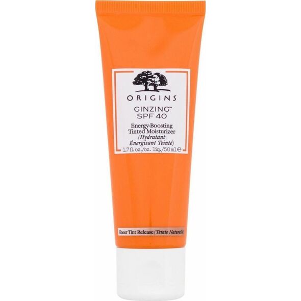 Origins Origins Ginzing Energy-Boosting Tinted Moisturizer SPF 40 gaivinamasis drėkinamasis kremas, 50 ml